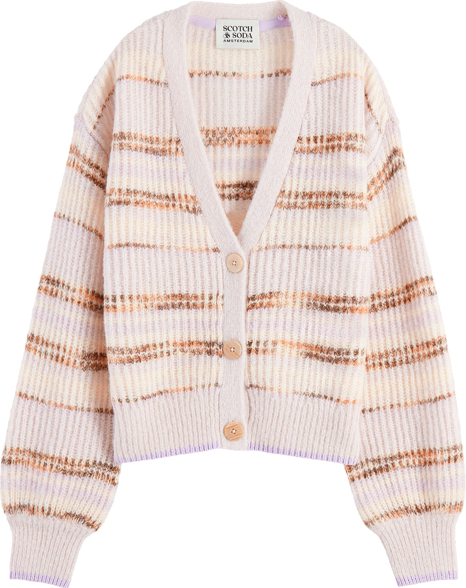 Scotch & Soda Fuzzy Knitted Cardigan - Women's