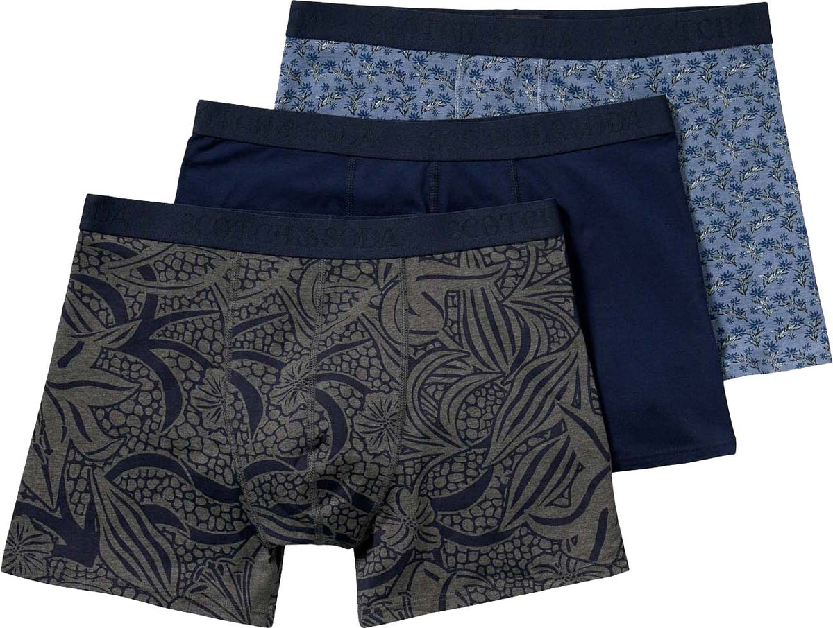 Scotch & Soda Boxer Short 3 Pack Cotton-Blend - Men's | Altitude Sports