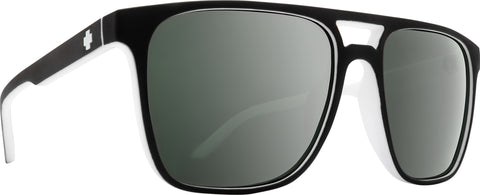 Spy Czar Sunglasses - Whitewall Frame - Hd Plus Gray Green Platinum Spectra Lens