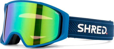 Shred Simplify+ I'M Blue CBL Plasma Mirror + CBL Sky Mirror Goggles