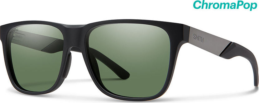 Smith Optics Lowdown Steel Sunglasses - Matte Black Ruthenium - Chromapop  Polarized Grey Green Lens - Unisex