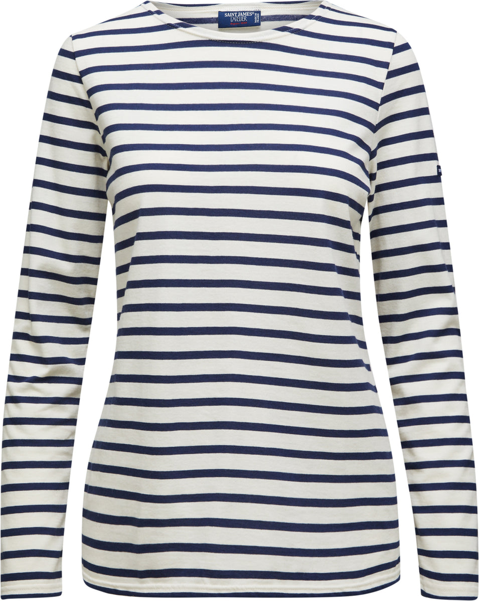 Saint James Minquidame Breton Striped Shirt With Long Sleeve - Women's ...