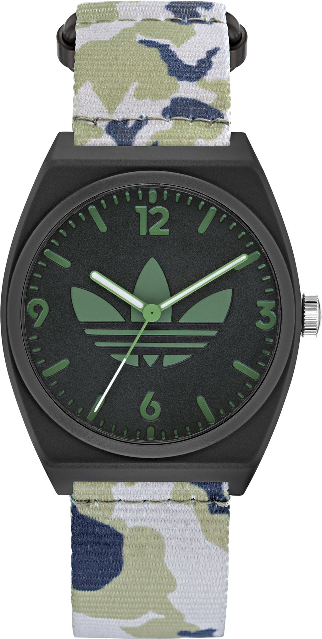 Timex Adidas Originals Watch with Black Dial and Green Graphic Camo Fast  Wrap Strap