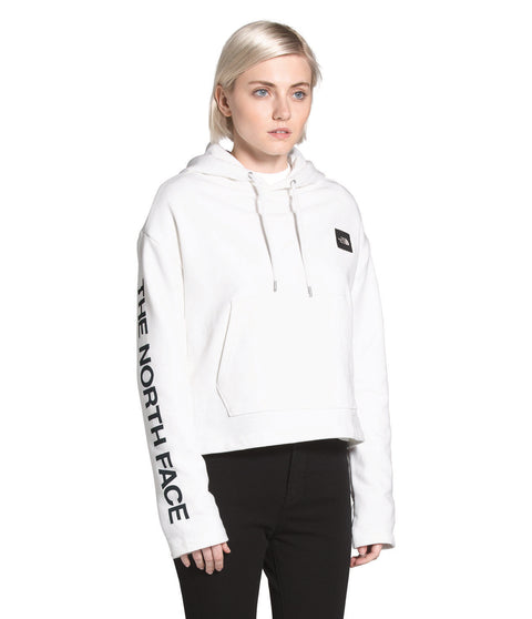 The North Face Long Sleeve FT Logo Crop Pullover Hoodie - Women’s