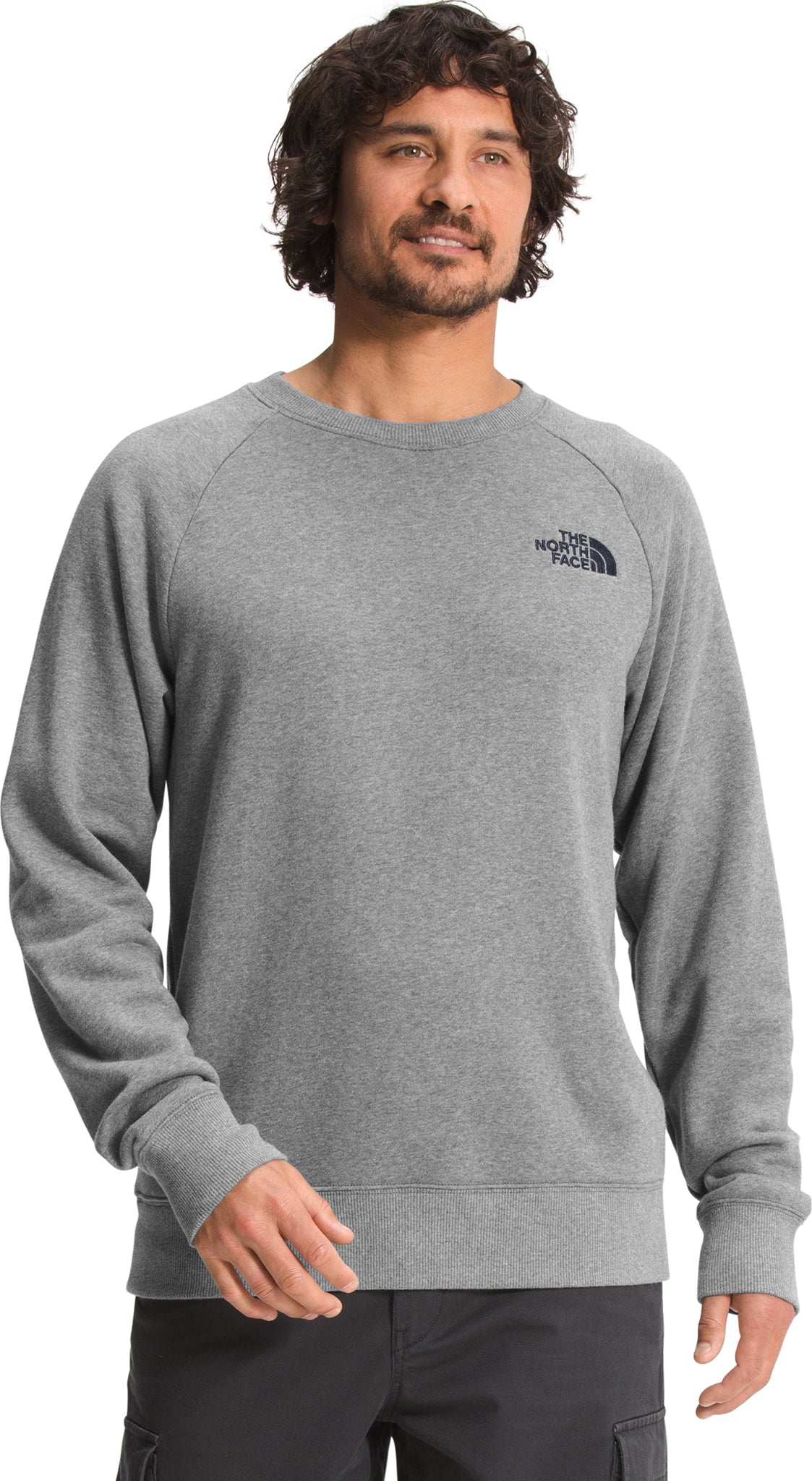 The north store face crew sweatshirt