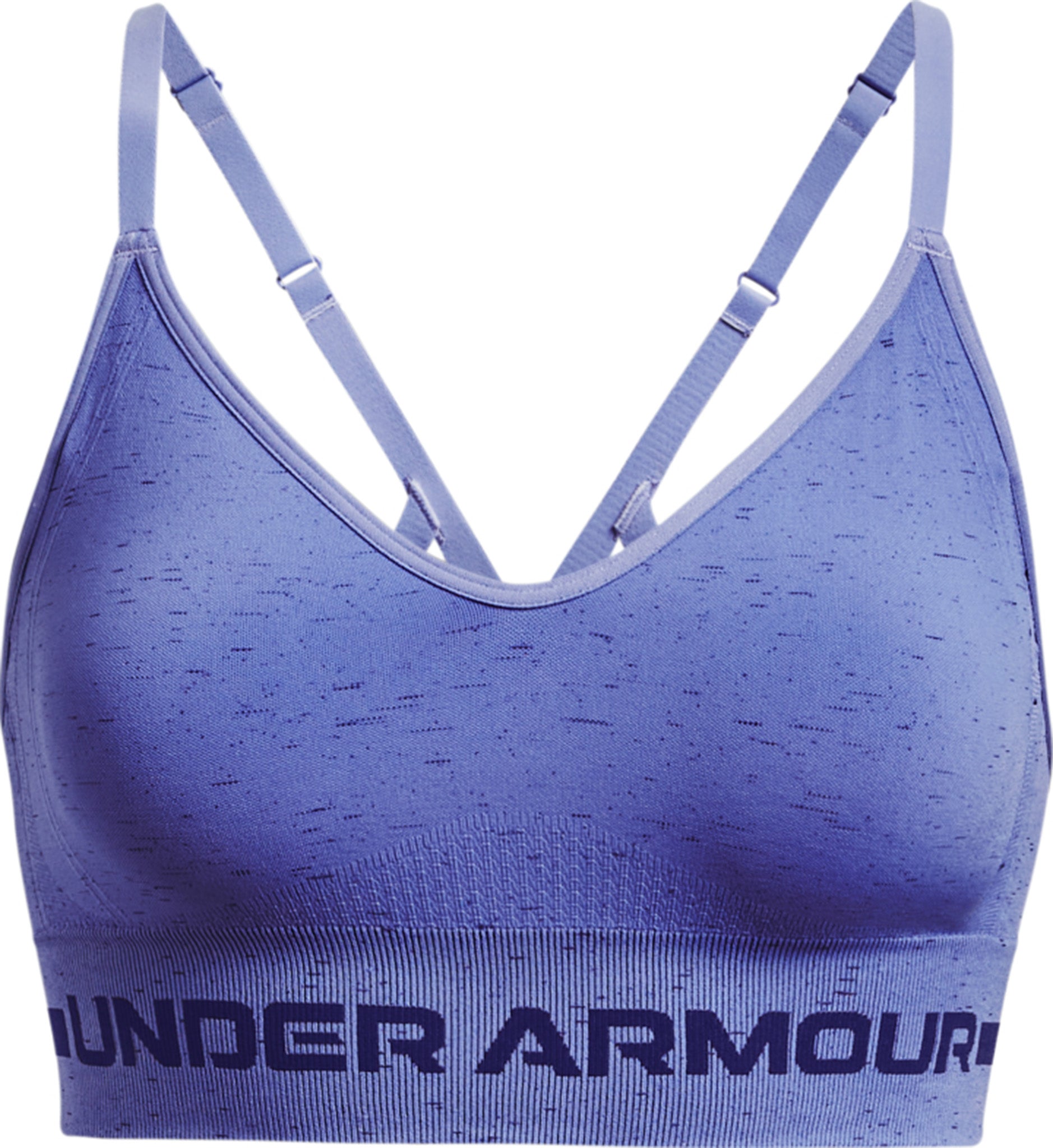 Under Armour UA Seamless Low Long Heather Sports Bra - Women's