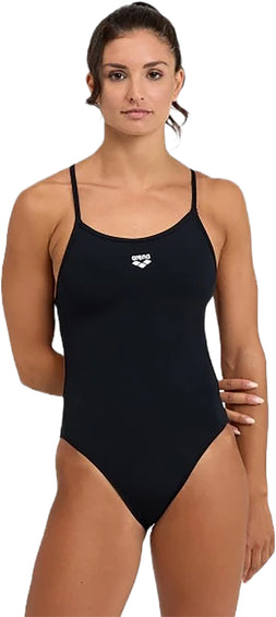 arena Lace Back Solid Swimsuit - Women's