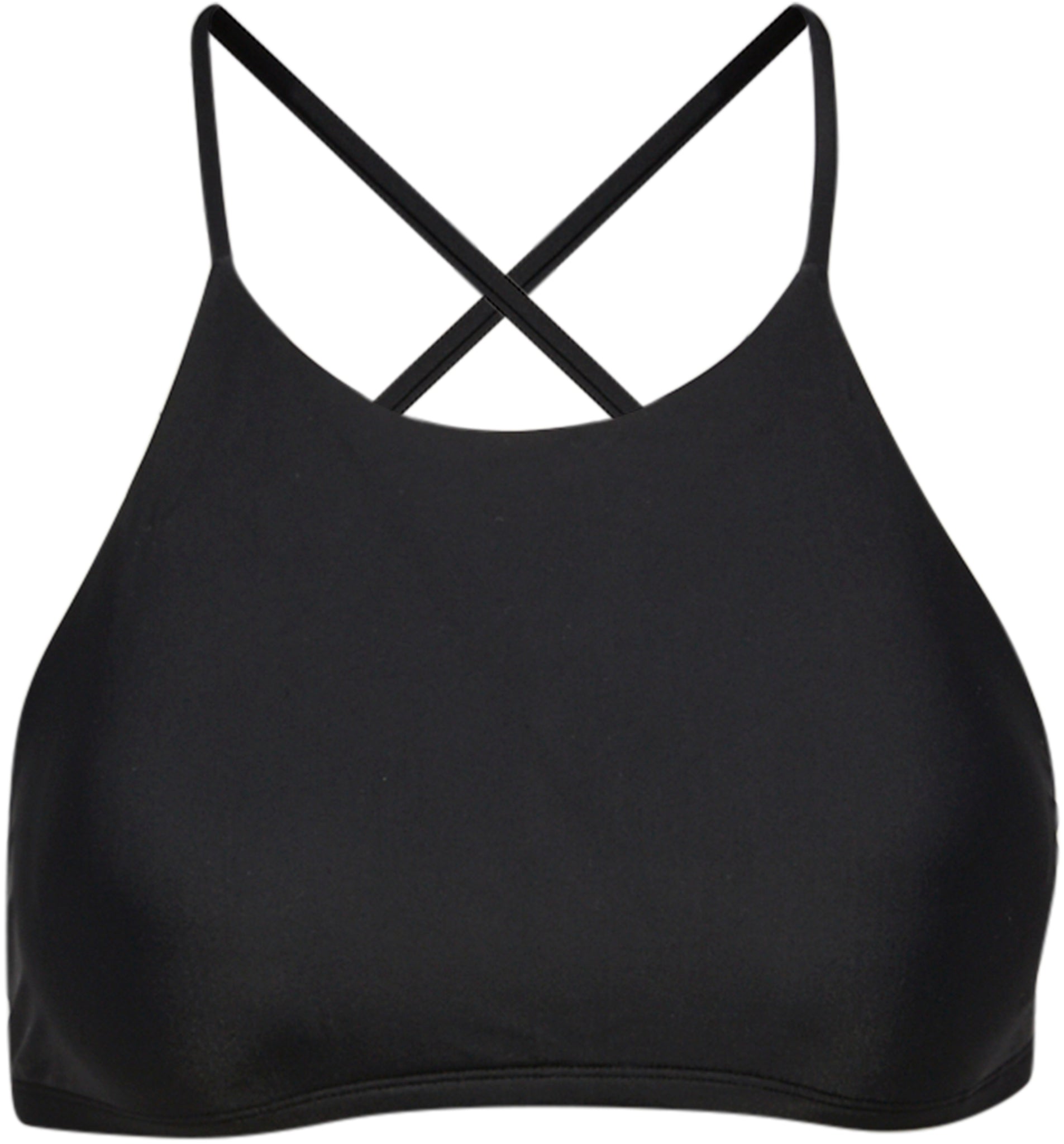 Smoothies Alesha High Neck Bikini Top - Black