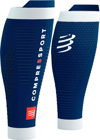 Runners calf sleeves white for men and women l R2V2 by Compressport