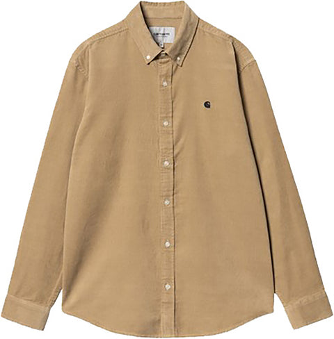 Carhartt Work In Progress Madison Fine Cord Long Sleeve Shirt - Men's