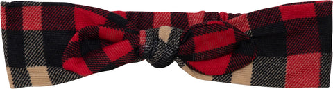 Deux par Deux Plaid Knotted Headband - Girl