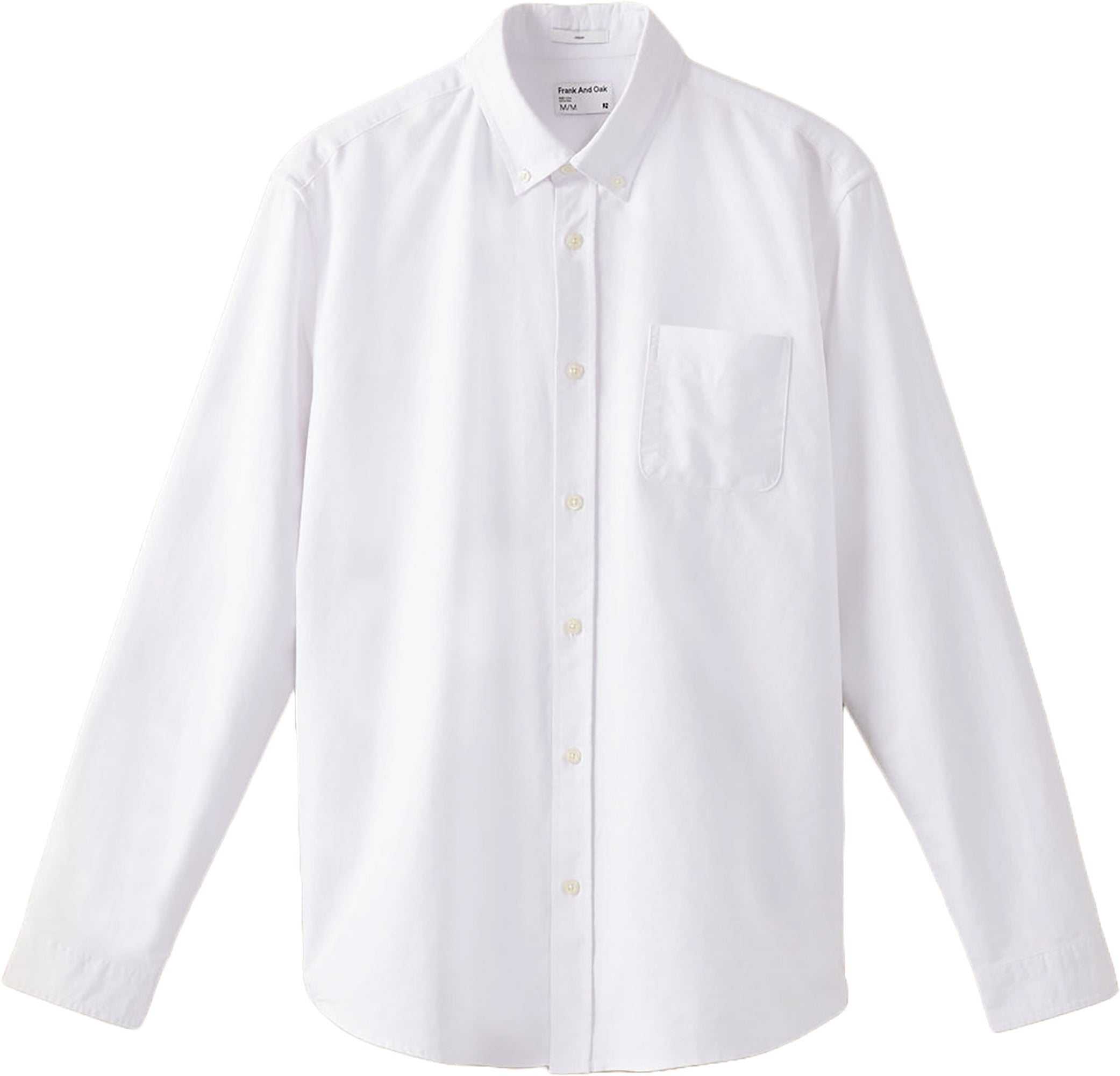 The Jasper Short Sleeve Oxford Shirt in White – Frank And Oak Canada