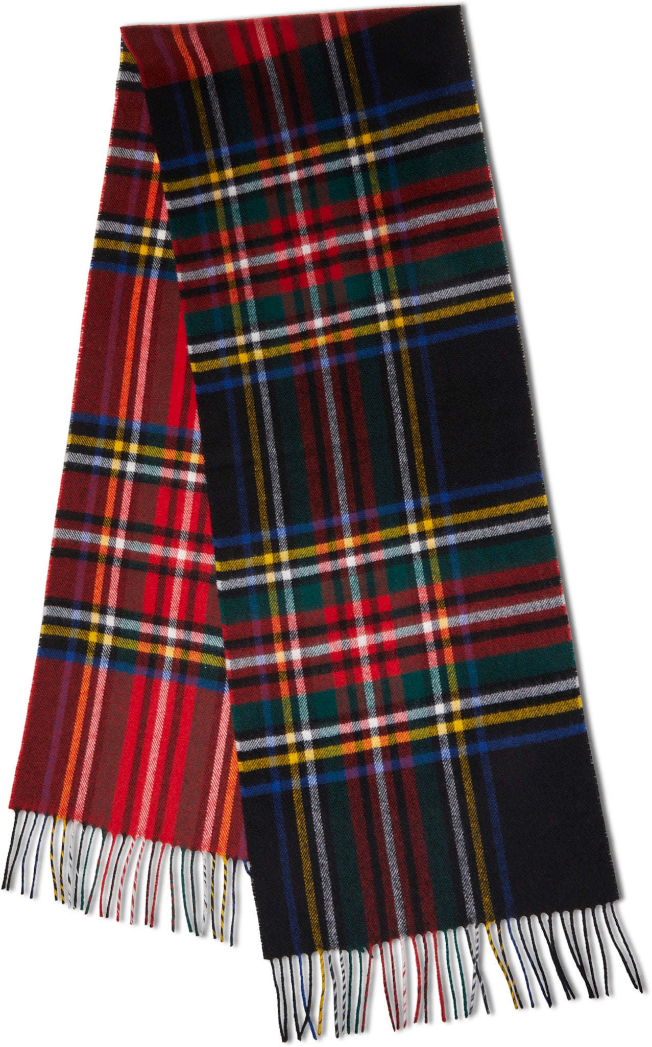 Lambswool oversized winter scarf