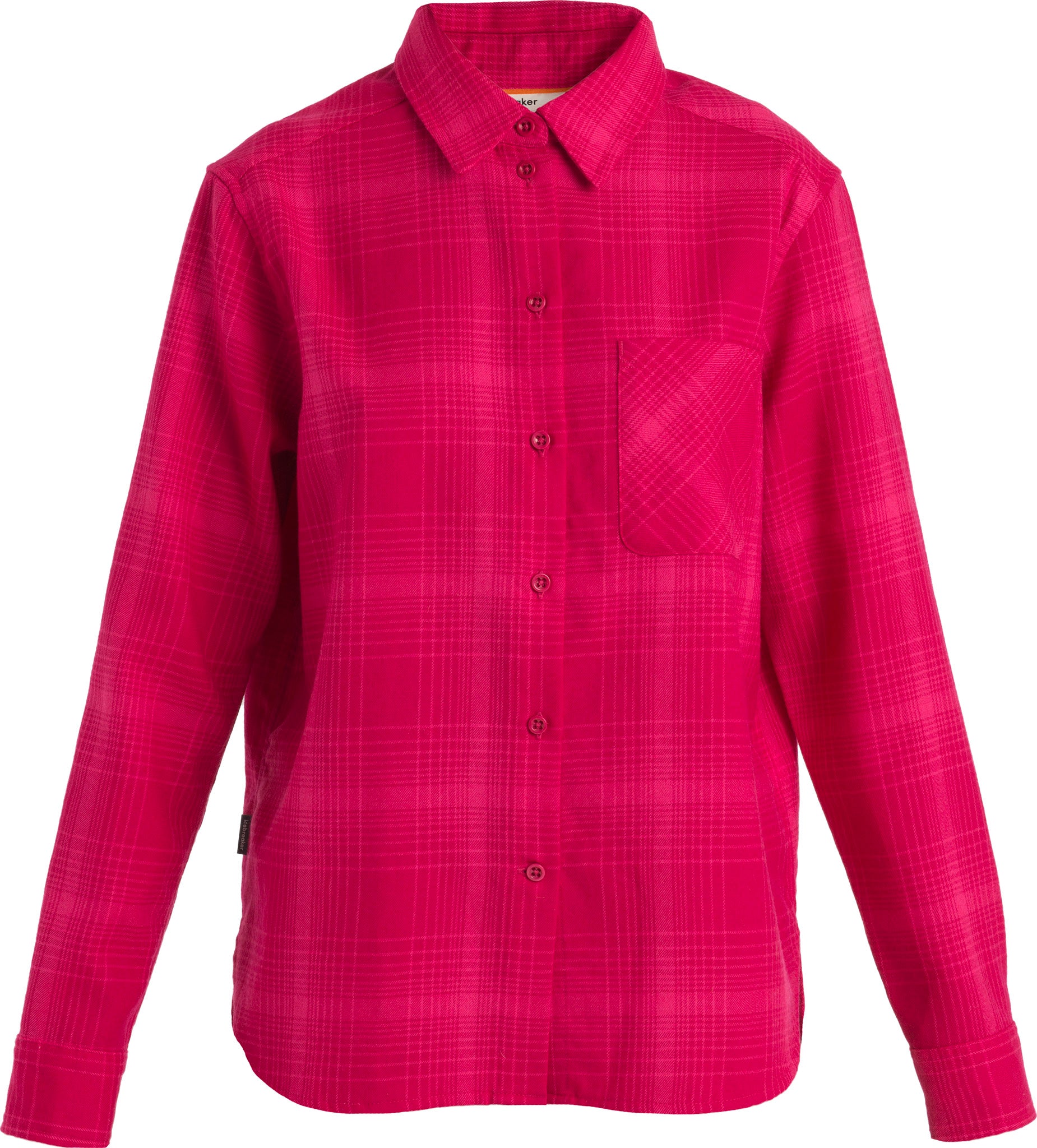 Red Long Sleeve Plaid Button-Down