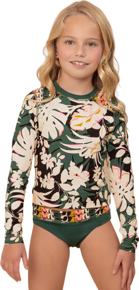 Maaji Tropical Leaves Odyssey Rashguard Set - Girl