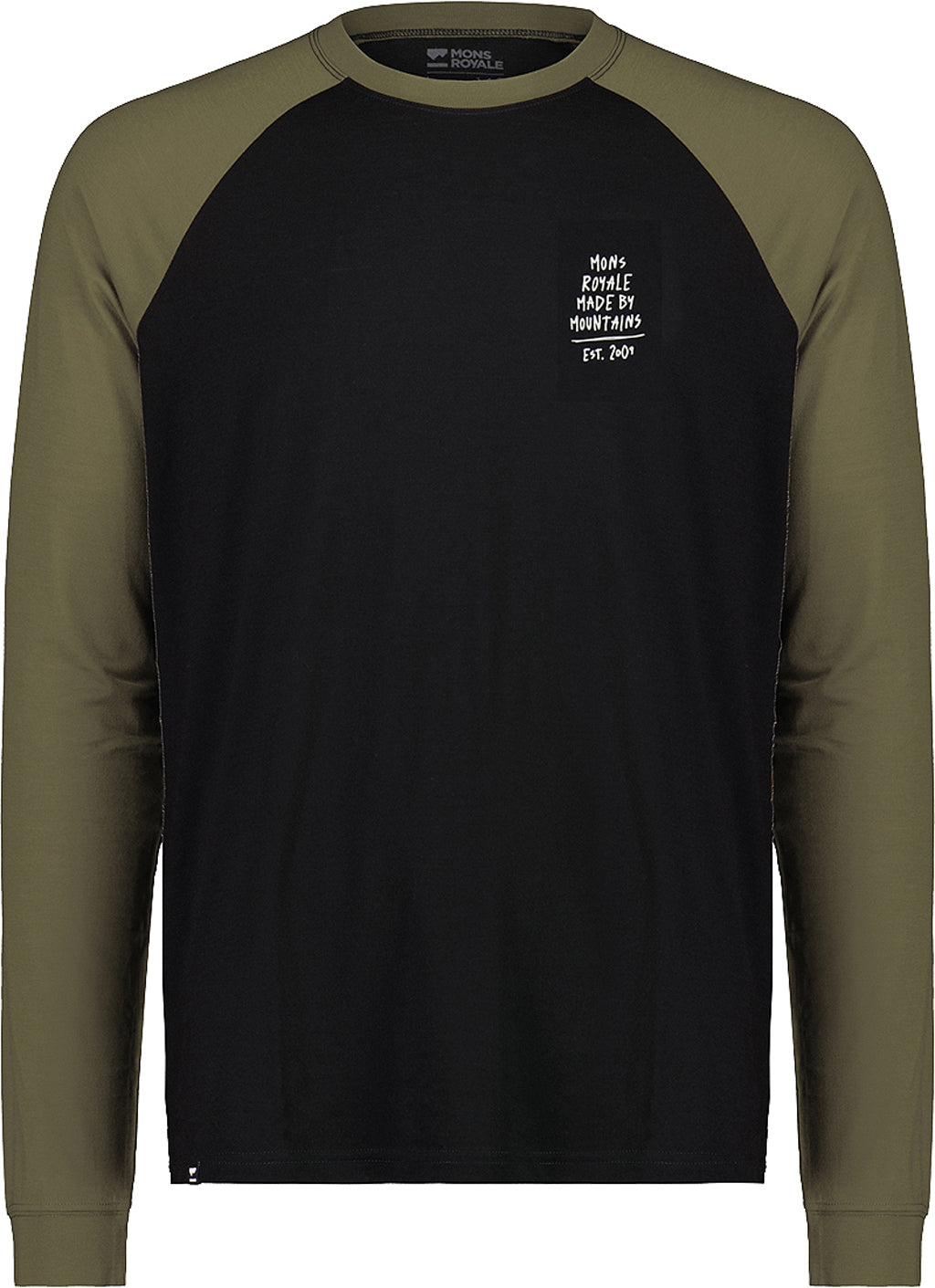 Mons Royale Icon Raglan Long Sleeve Tee - Men's | Altitude Sports