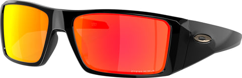 Oakley Heliostat Sunglasses - Polar Black - Prizm Ruby Lens