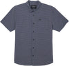 O'Neill Trvlr Upf Traverse Stripe Woven Short Sleeve Shirt - Men’s - Black