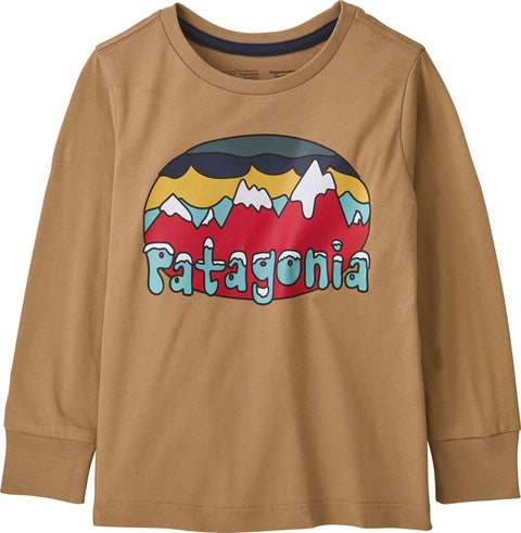 Patagonia Regenerative Organic Certified Cotton Fitz Roy Flurries Long Sleeve T-Shirt - Baby