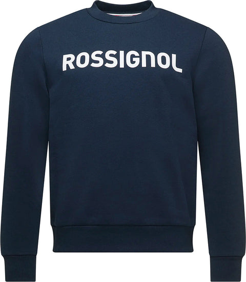 Rossignol Logo Cotton Round Neck Sweatshirt - Men's