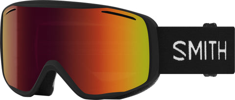 Smith Optics Rally Goggles - Black - Red Sol-X Mirror Lens