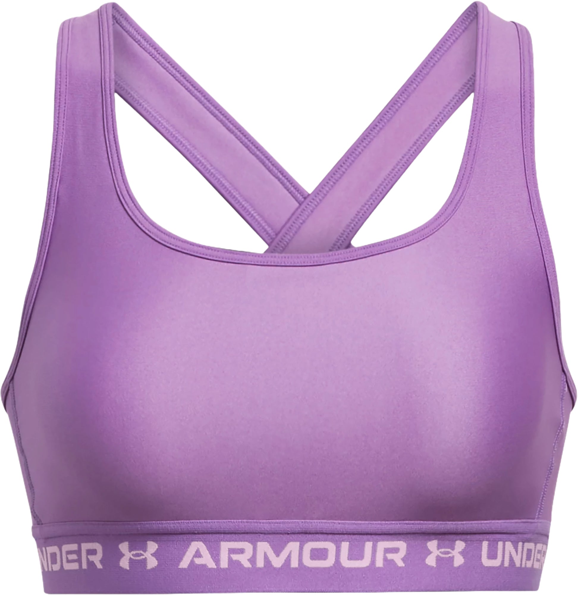 Under Armour Women's Armour Mid-Crossback Sports Bra, Compression, UA Black  BNWT