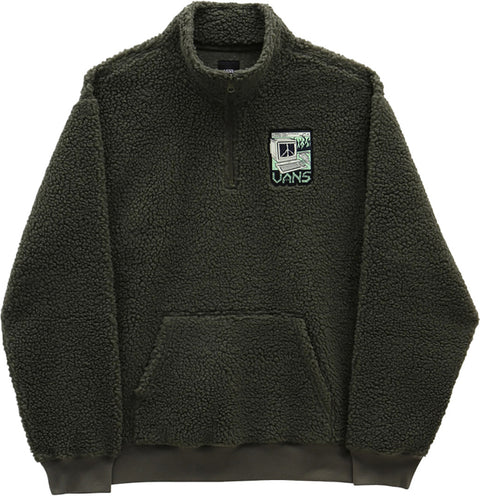 Vans Martin Sherpa 1/4 Zip Sherpa Fleece Pullover - Men's